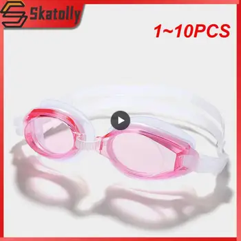 1 ~ 10ШТ Плувни очила за късогледство, Професионални фарове за UV очила за плуване, Мъжки, Женски, Силикон, с диоптриями, спортни очила за плуване