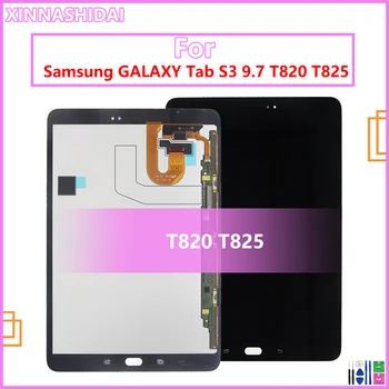 100% Тестван За Samsung Galaxy S3 9,7 2017 T820 T825 9,7 инчов LCD Сензорен дисплей, Външна Стъклена Линзовая Панел LCD дисплей