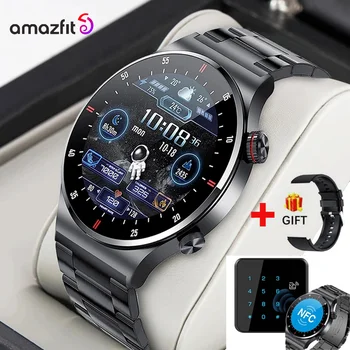 2023 AMAZFIT NFC Bluetooth Покана Умни Часовници Дамски ЕКГ + PPG следи кръвното налягане Спорт За Huawei, Xiaomi Apple Smart Watch Мъжки