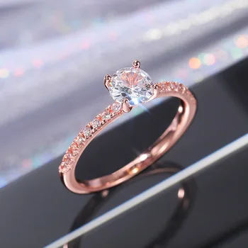 2023 Дамски Модни Годежни пръстени с Кристали и Цирконием под формата на Ноктите, Женски Сватбени Модни бижута, Аксесоари, Подаръци пръстени За жени