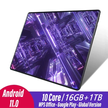 2023 Новият таблет 5G 16GB RAM, 1TB ROM Android 11,0 tablette 10,1-инчови таблети 10 Основната Google Play 8800 mah WiFi 16MP + 32MP