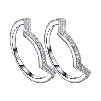 2023, Хит на продажбите в Европа и Америка, сребро S925 проби от световно модно двухслойное пръстен с висока детайлност