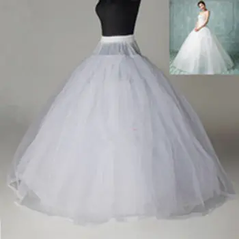 3-Слойная Кринолиновая долната част на полата с обръча, Бална рокля, Сватбена рокля, Долната пола 2024
