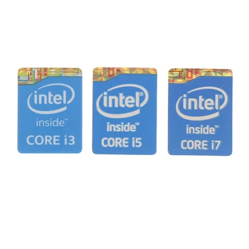 5 бр. Стикер с надпис Ultrabook Performance, Лого лаптоп Intel Core от четвърто поколение Core I3 I5 I7