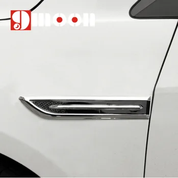 ABS хромирани авто страничната модифициран автомобил стикери за Audi А3 А4 А5 А6 B3 B5 В7 авто стикер аксесоари за стайлинг на автомобили