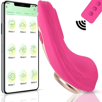 Bluetooth APP Control Носене Вибратор За Вагината, Магнитни Дамски Бикини, Вибратор, Вибратори, Стимулация на Клитора, Секс-Играчки За Възрастни