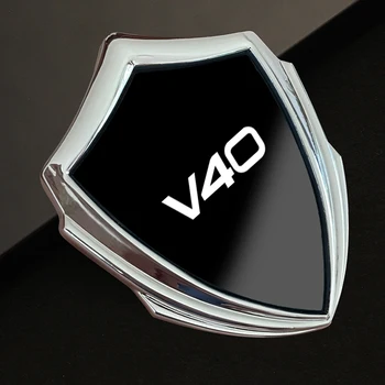 Автомобилна стикер 3D Стил на Емблемата на Стикер за пребоядисване на каросерията на Автомобила на Стикера на Иконата на Аксесоари За интериора Метални Автомобили на стикер За Volvo V40