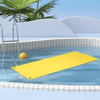 Воден плаващ подложка за басейн, 3-слойный Воден сал roll мат 270x90x3,3 см, преносим, веселящийся на вода (случаен цвят)