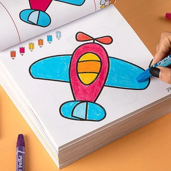 Детска книжка с картинки, за награда-книжка за оцветяване за графити, Цветна книжка за деца 2-6 години, ранното образование, образование, книжка с картинки