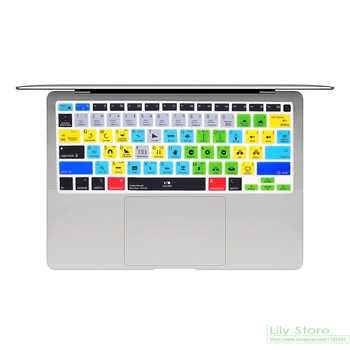 Капак на клавиатурата За Macbook Air 2020 13 Инча Модели A2179 A2337 с чип Apple M1, Американска Подредба, Етикети Touch Id Premiere Pro Cc