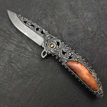 Коллекционный Сгъваем нож с гравирани джоба с нож