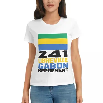Либревиль, Габон, Представители на движение R330, Бели тениски с графичен дизайн, високо качество, размер за фитнес Eur