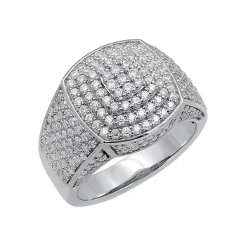 Модни със сребърно покритие Годежни пръстени с кубическим Цирконием за жени, Луксозно Кристалното пръстен на пръста, Бижута в стил Бохо, подарък за сватбени партита