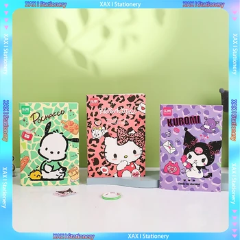 Нова Мека копие на Sanrio A5 Car Line Book Бележник Kawaii Pachacoo Kuromi Бележник Студентски Аксесоари Бележник Детски Подаръци Награди