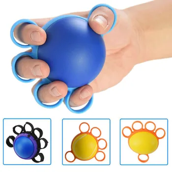 Нова топка за ръка с пет пръста, укрепитель за ръце тренировка за сила на пръстите, възстановяване на мускулите, рехабилитация устройство