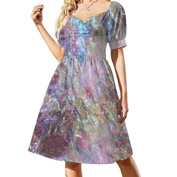 Ново Призматическое рокля без ръкави ocean of light II, елегантни дамски комплекти, дрехи, рокли, секси Дълга рокля за лятото 2023