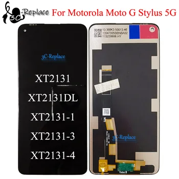 Оригинален Черен 6,8 См За Motorola Moto G Stylus 5G XT2131 XT2131DL LCD дисплей с Сензорен екран Дигитайзер В Събирането на Замяна