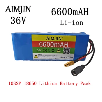 Оригинална литиево-йонна батерия 36V 10s2p 6600mAh 6.6 ah Баланс на акумулатора