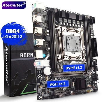 Слот за дънната платка Atermiter X99 D4 LGA2011-3 USB3.0 NVME M. 2 SSD Поддържа памет DDR4 REG ECC и процесор Inter Xeon E5 V4 V3