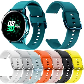 Спортни Силиконови сменяеми часовници с мек каишка за Samsung Galaxy Active Smart Wristband 2023, Нови модни цветни аксесоари