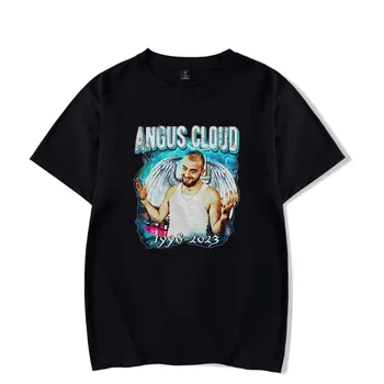 Тениска Miss R. I. P. Angus Cloud Merch С къси ръкави, Ежедневни тениска Унисекс #02