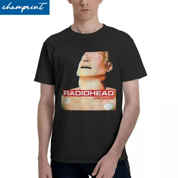 Тениски Radiohead За Мъже И Жени, на Новост, Тениски От чист Памук, който е Кръгъл Отвор, колена, Тениски, Дрехи с къс ръкав, по-Големи Размери