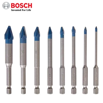 Тренировка за твърди керамични плочки Bosch HEX-9 С Дупка 3/4/5/6/7/8/10/12 мм с Шестигранным Опашка За твърди керамични плочки