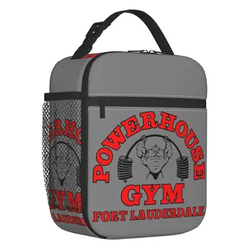 Утепленная чанта за обяд в салона Powerhouse за жени, за фитнес, за изграждане на мускулна маса, Преносим термоохладитель, Обяд-бокс за хранене, Училищен Пътен