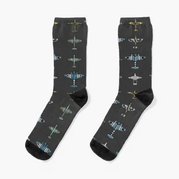 Чорапи-бойци RAF времето на Втората световна война Забавни чорапи мъжки спортни чорапи мъжки