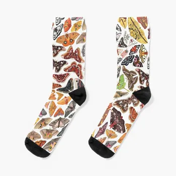 Чорапи с шарени Сатурниидных мотыльков Северна Америка, Мъжки компресия чорапи, Дамски чорапи, дамски се движат чорапи